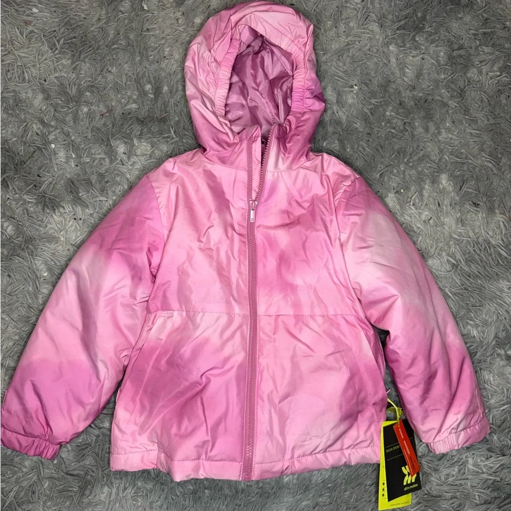 All In Motion Kids 3-in-1 Jacket - Pink Size Extra Small (4/5) NWT